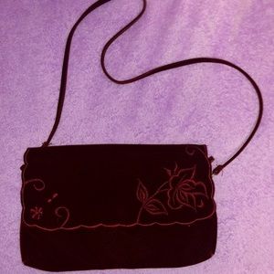 Red Velvet Vintage Purse